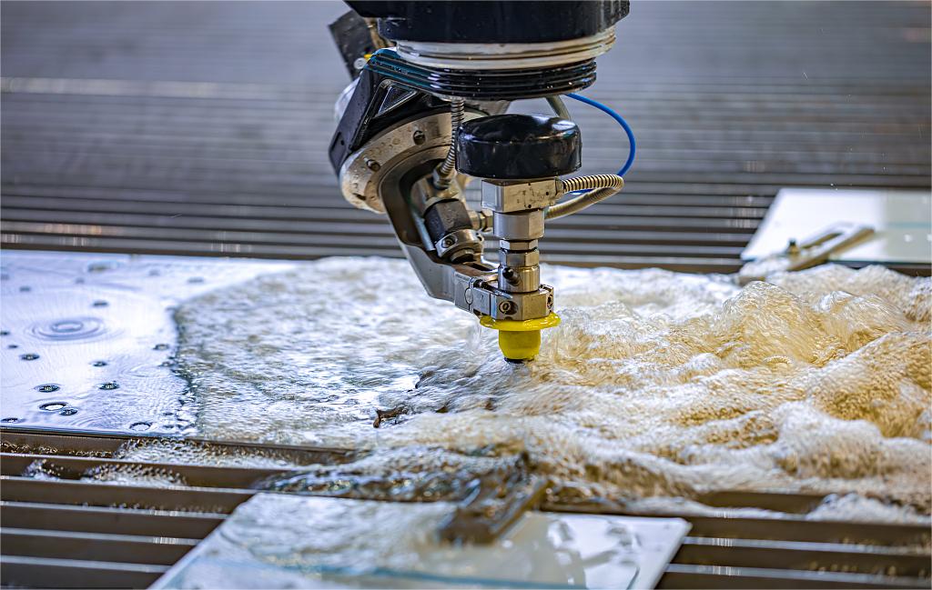 Water jet cutting